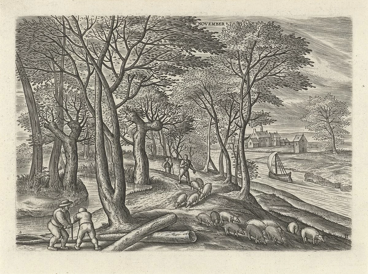 I dodici mesi, novembre - Rijksmuseum